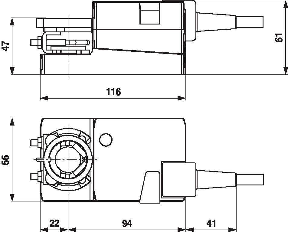 Электропривод Belimo LM24A-SR (5 Н·м)