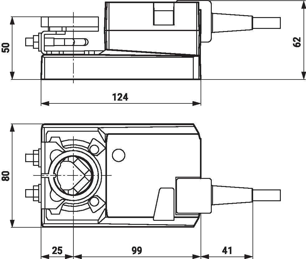 Электропривод Belimo NM24A (10 Н·м)