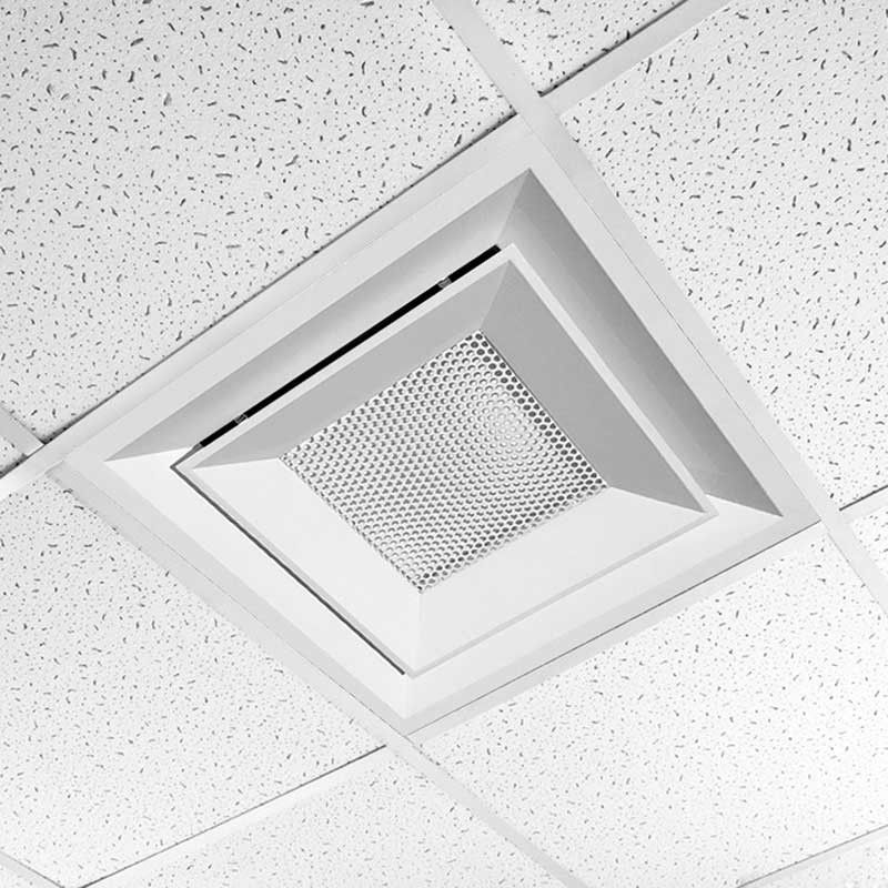 Потолочная перфорированная вентиляционная решетка 4ВРП