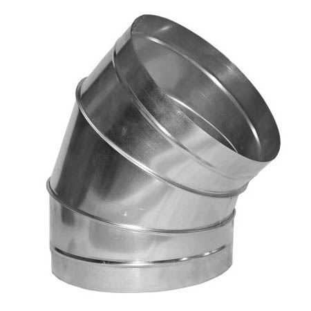 Отвод 45° Ø110 оцинк. сталь
