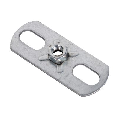 Пластина опорная SHUFT с гайкой М8 30х80х3,0 (упак.100шт)