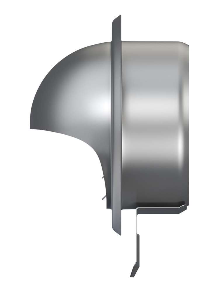 Выход стенной ВМ фланец D125 каплесборник сетка нержавеющая сталь ERA STREETLINE
