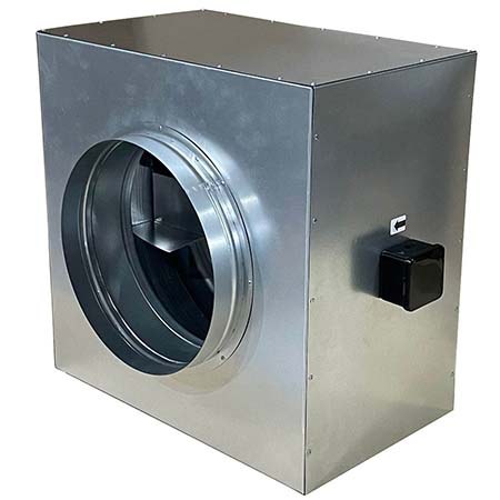 Вентилятор Ванвент ВКВ-100 К ISO шумоизолированный для круглых воздуховодов (250 m³/h)