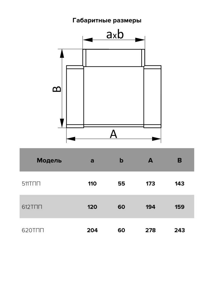 Тройник ТПП 60х204 пластик ERA