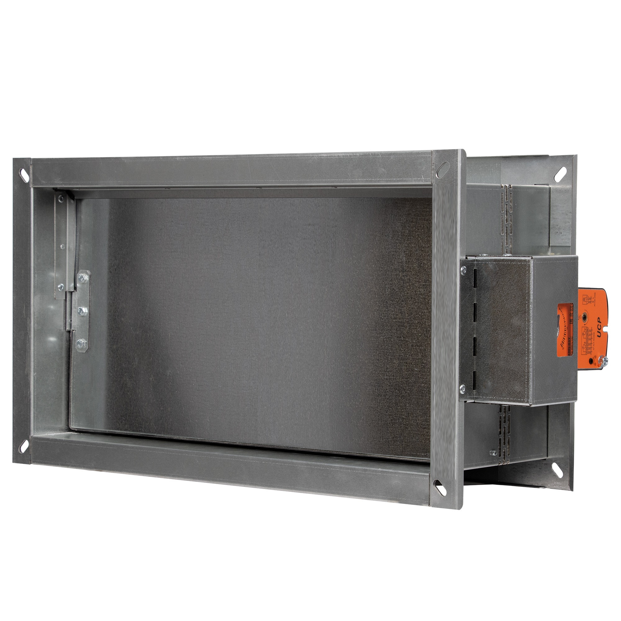 Клапан противопожарный SHUFT SHFDO-90-O-450_450-MB230-0-0-Kl-0, 450×450 мм, EI 90