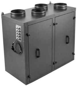 Приточно-вытяжная установка с роторным рекуператором RWN-RR-500(50m)-ЕС-НЕ1,5-Vertical(N)