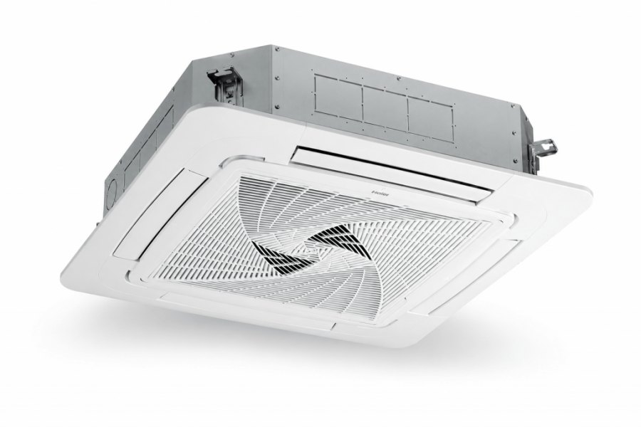 Кассетная сплит-система Haier ECO R32 AB105S2LR1FA / 1U105S1LS1FB с панелью PB-950QB Кассетная сплит-система Haier ECO R32 AB105S2LR1FA / 1U105S1LS1FB с панелью PB-950QB