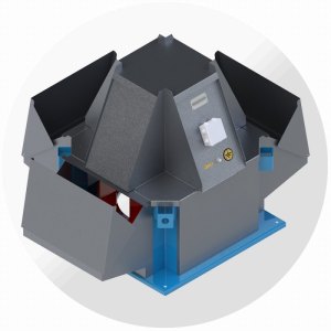 Крышный вентилятор ВКРВ №4,5, Ø450 мм